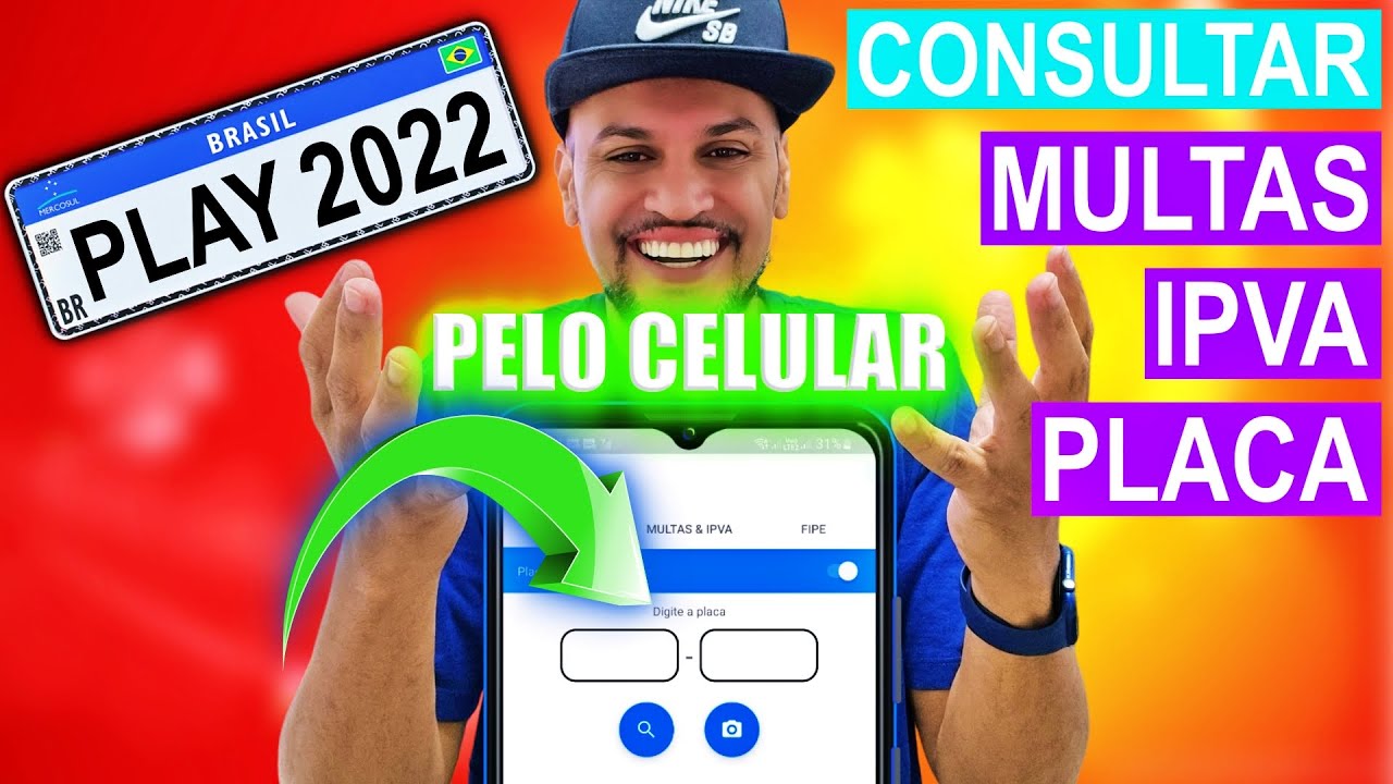 Como CONSULTAR MULTAS de TR&Acirc;NSITO, PLACAS, IPVA pelo Celular