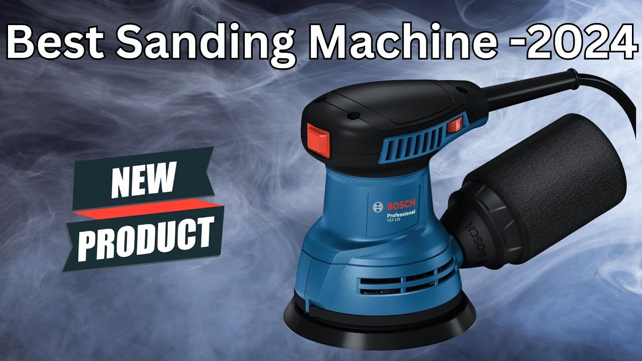Best Sanding Machine 2024 | Bosch Professional GEX 125 Corded Electric Random Orbit Sander |