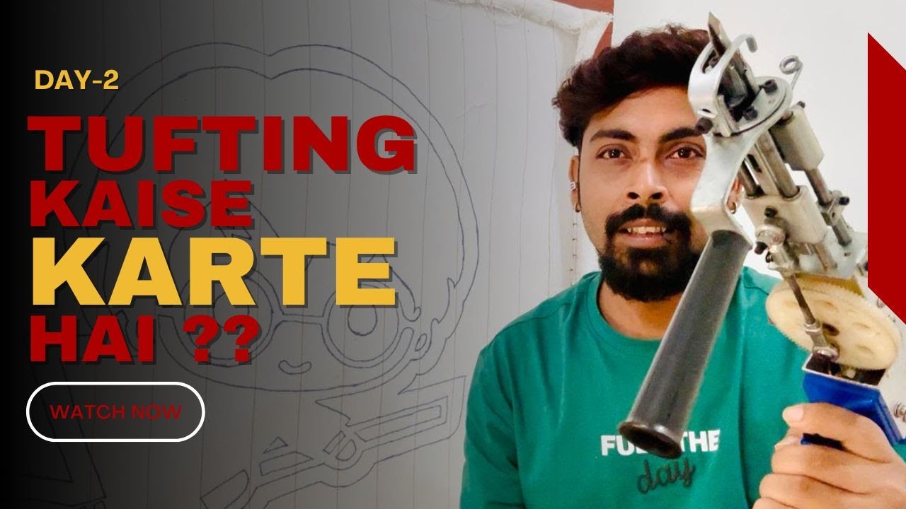 DAY 2 | Tufting Kaise Karte Hai? | Harry Potter Rug Making at Home !!