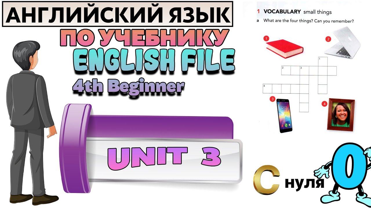 Английский язык c нуля с учителем по учебнику English File beginner. UNIT 3.