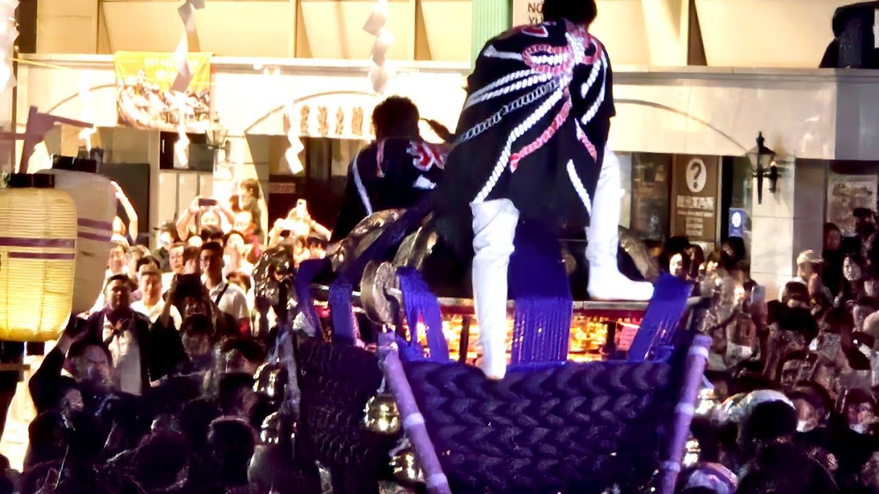 【大荒れ】令和6年度　道後の鉢合わせ【宵宮】北小唐人大神輿VS道後村大神輿