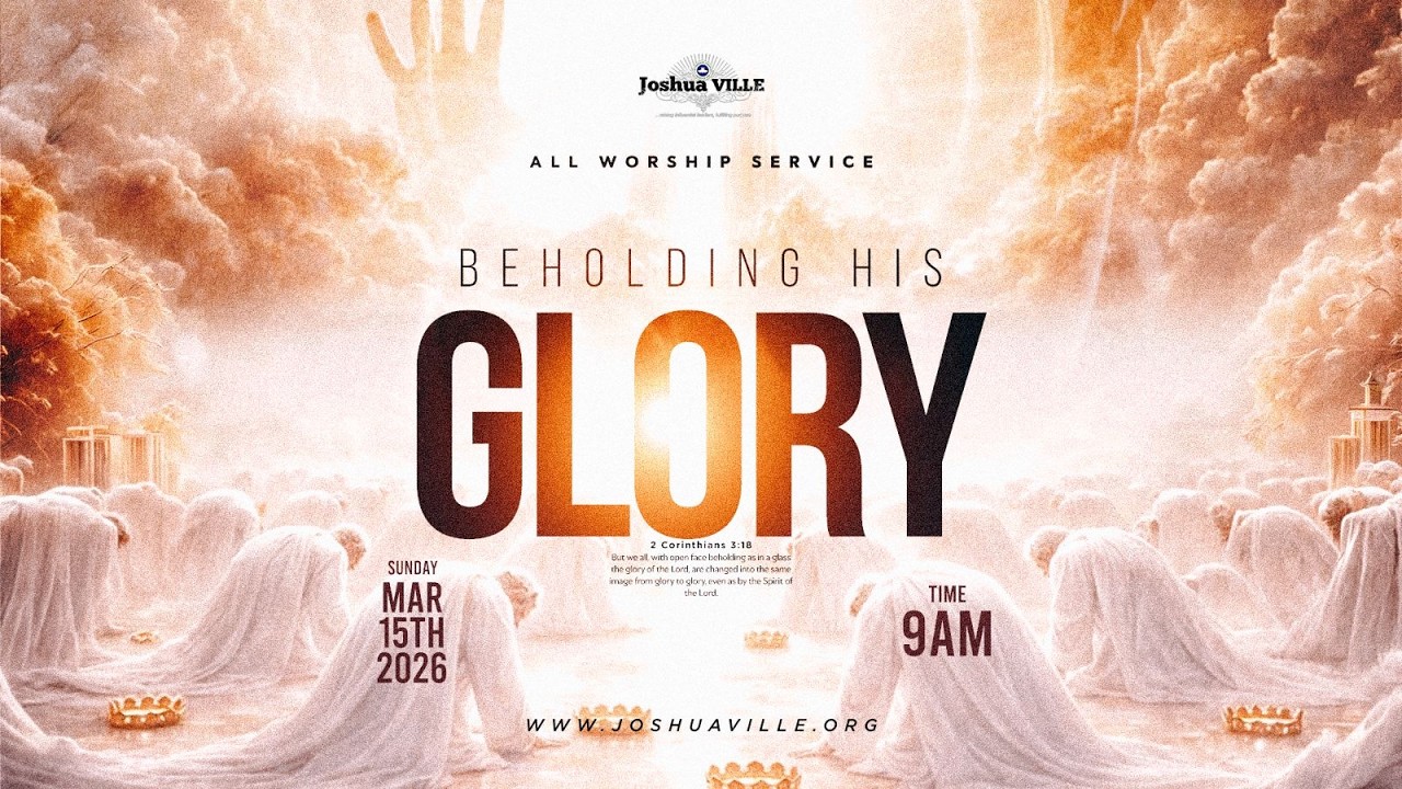 WORSHIP ONLY SERVICE || BEHOLDING HIS GLORY || 15-03-2026