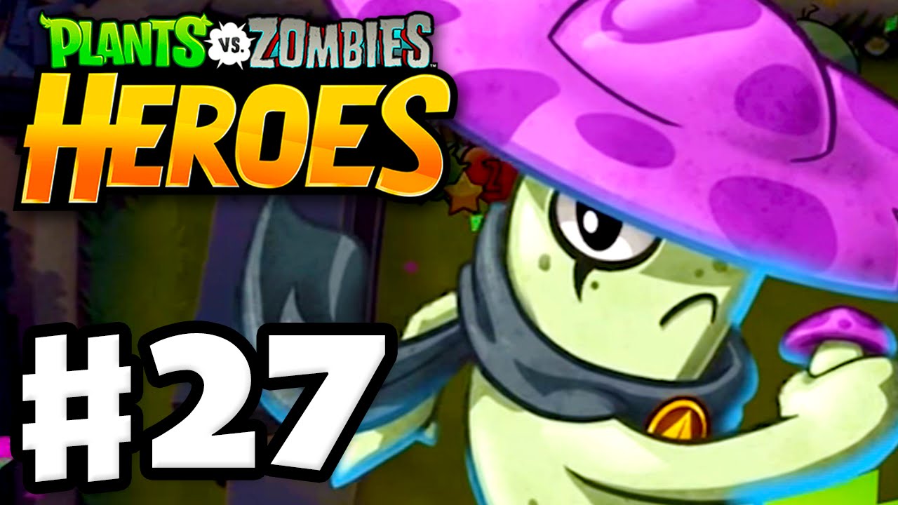 Plants vs. Zombies: Heroes - Gameplay Walkthrough Part 27 - Mushroom-Fu Fight! (iOS, Android)