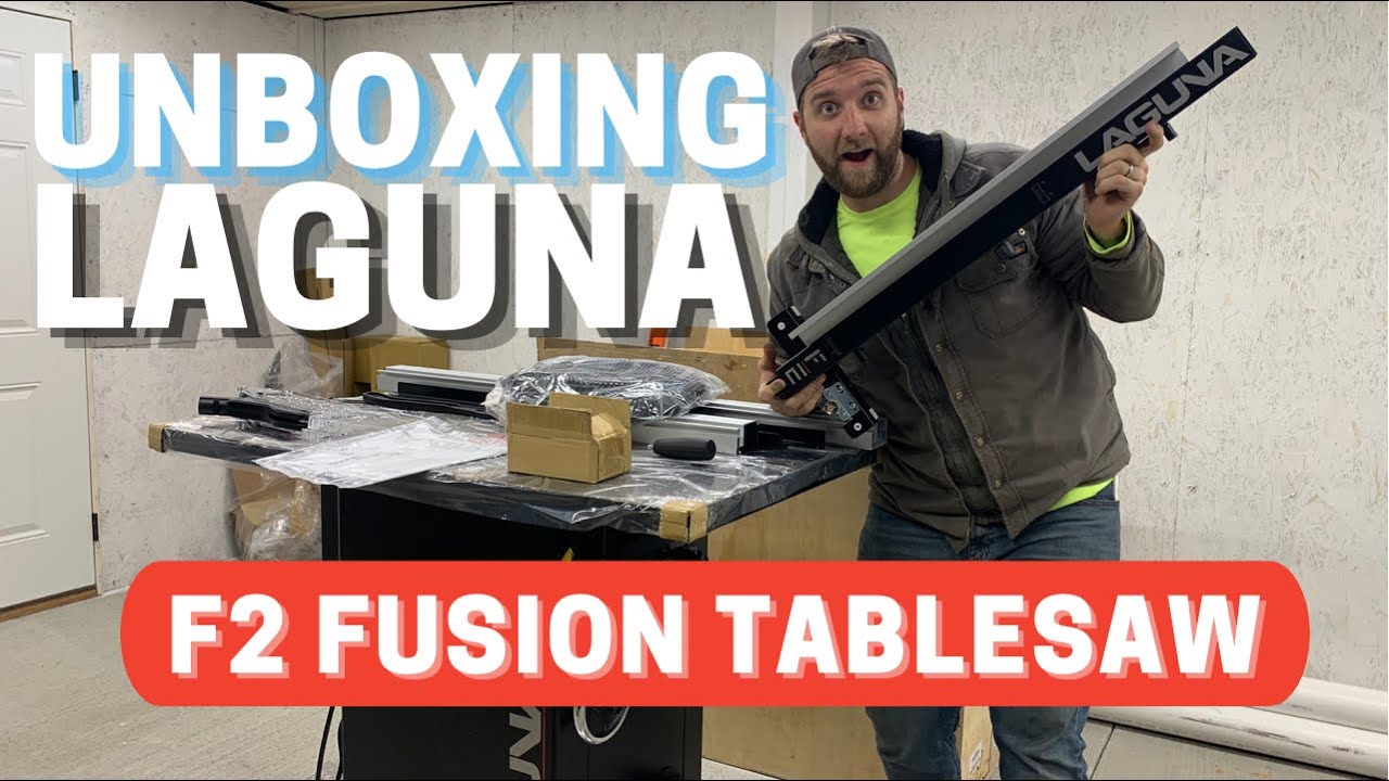 UNBOXING LAGUNA FUSION 2 TABLESAW - Woodworks by TheMckeels
