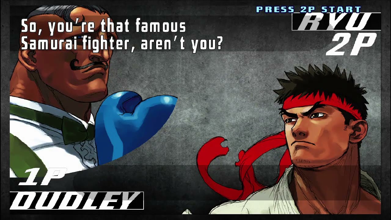 Street Fighter III Third Strike Online Edition (Xbox 360) Arcade Mode as Dudley