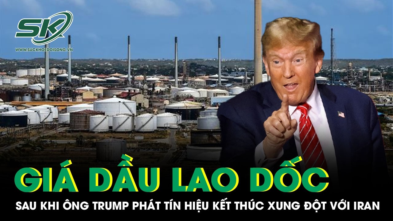 Giá dầu lao dốc mạnh sau khi ông Trump ám chỉ cuộc xung đột Mỹ - Iran có thể sớm kết thúc