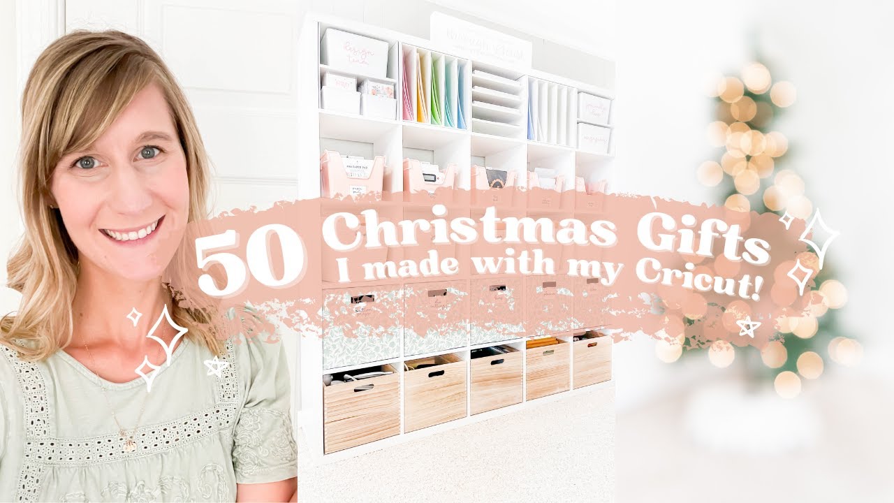 🎅🏼 A Very Cricut Christmas! | 50 Cricut Christmas Gifts, Craft With Me To Get Them Done!