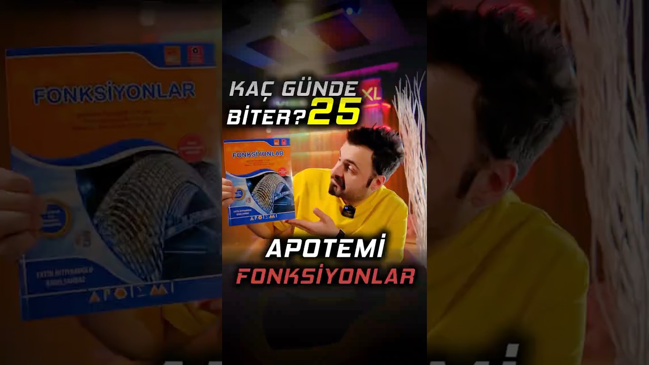 Ka&ccedil; G&uuml;nde Biter 25 | Apotemi Fonksiyonlar #yks #kaynak&ouml;nerisi