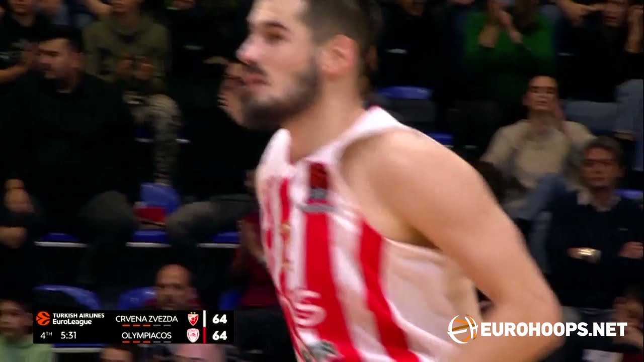 Crvena Zvezda mts Belgrade - Olympiacos Piraeus 81-76: Nikola Kalinic (career-high 25 points)