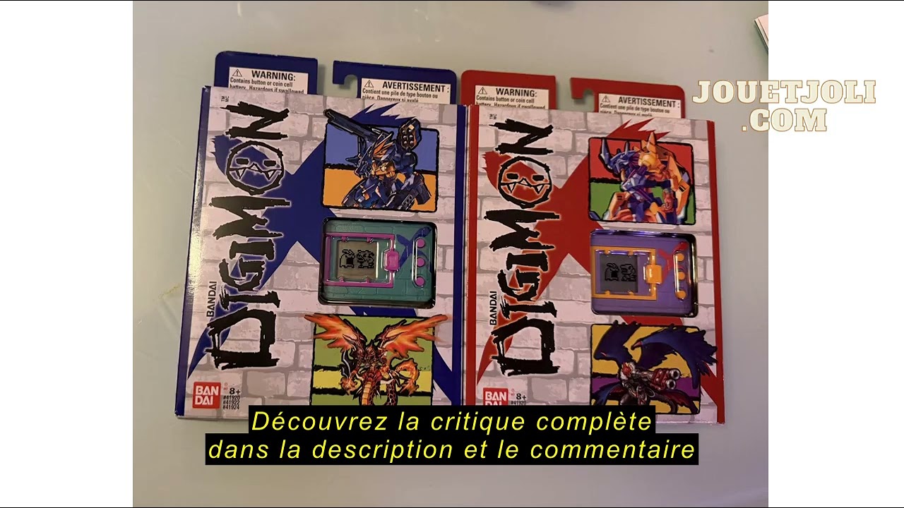 Avis sur la Bandai DigimonX (Violet et Rouge) – Animal de Compagnie Monstre virtuel par Tamagotchi