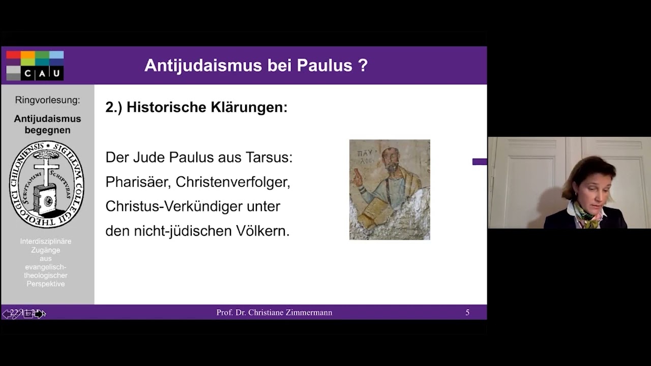 Ringvorlesung: Antijudaismus begegnen: Bei Paulus