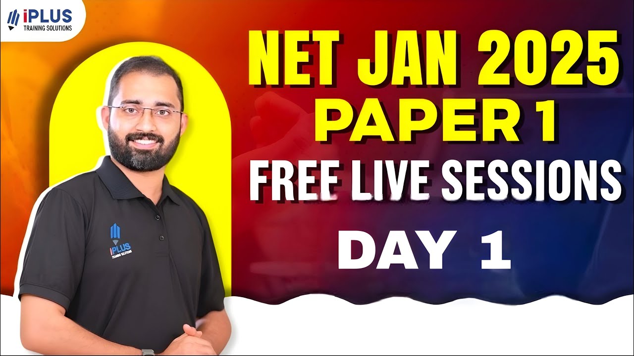 UGC NET December 2024 - Final Revision - Day 1