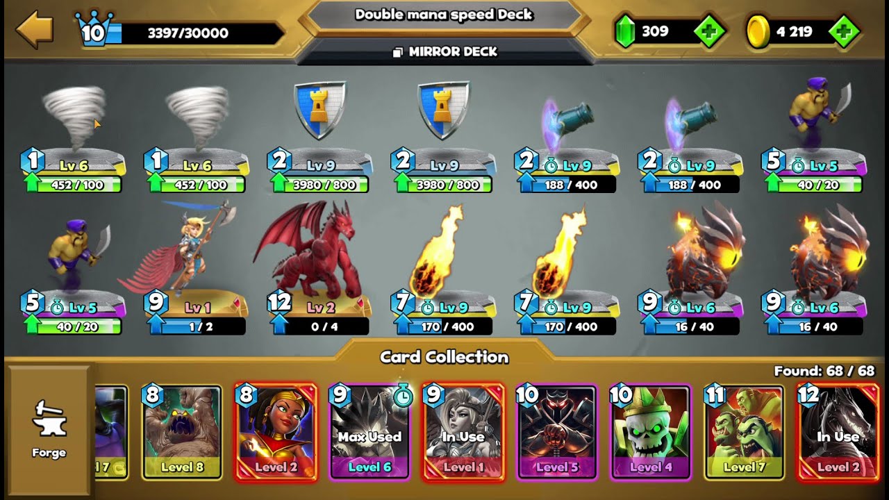 Castle Crush GamePlay 😱 Double Mana Speed Mode 