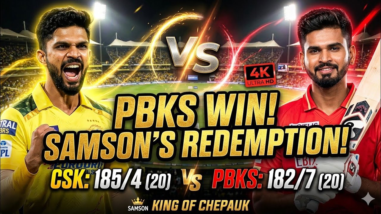 IPL 2026 7th Match Full Highlights | Chennai Super Kings vs Punjab Kings | Csk vs PBKS