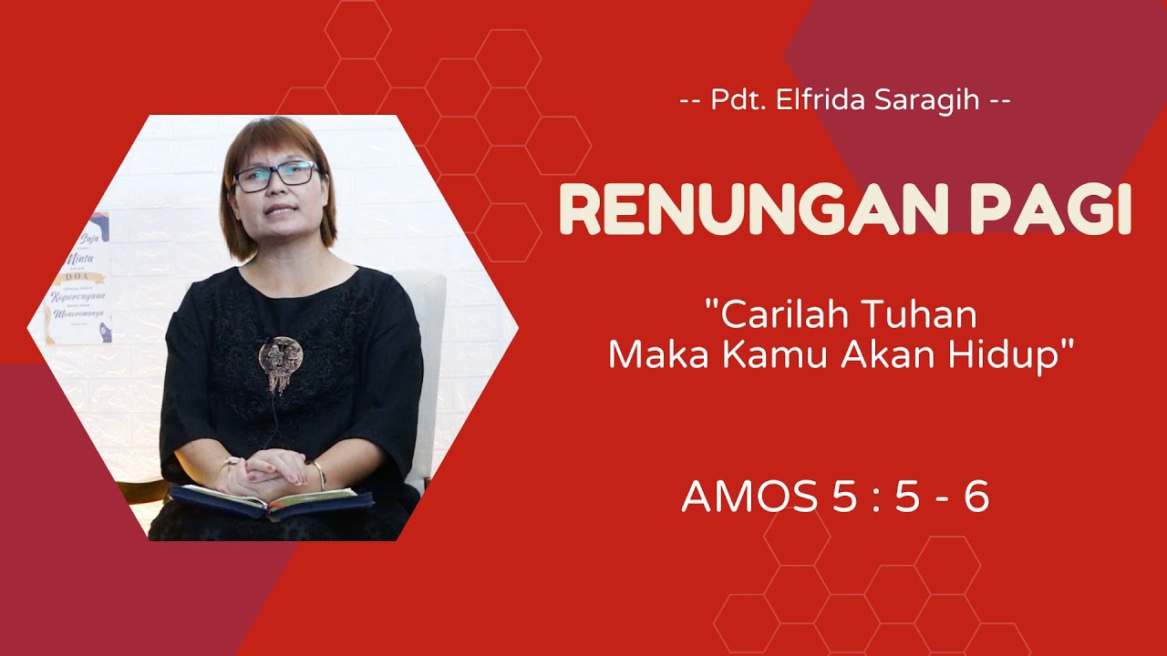 Renungan Pagi Pdt. Elfrida Saragih