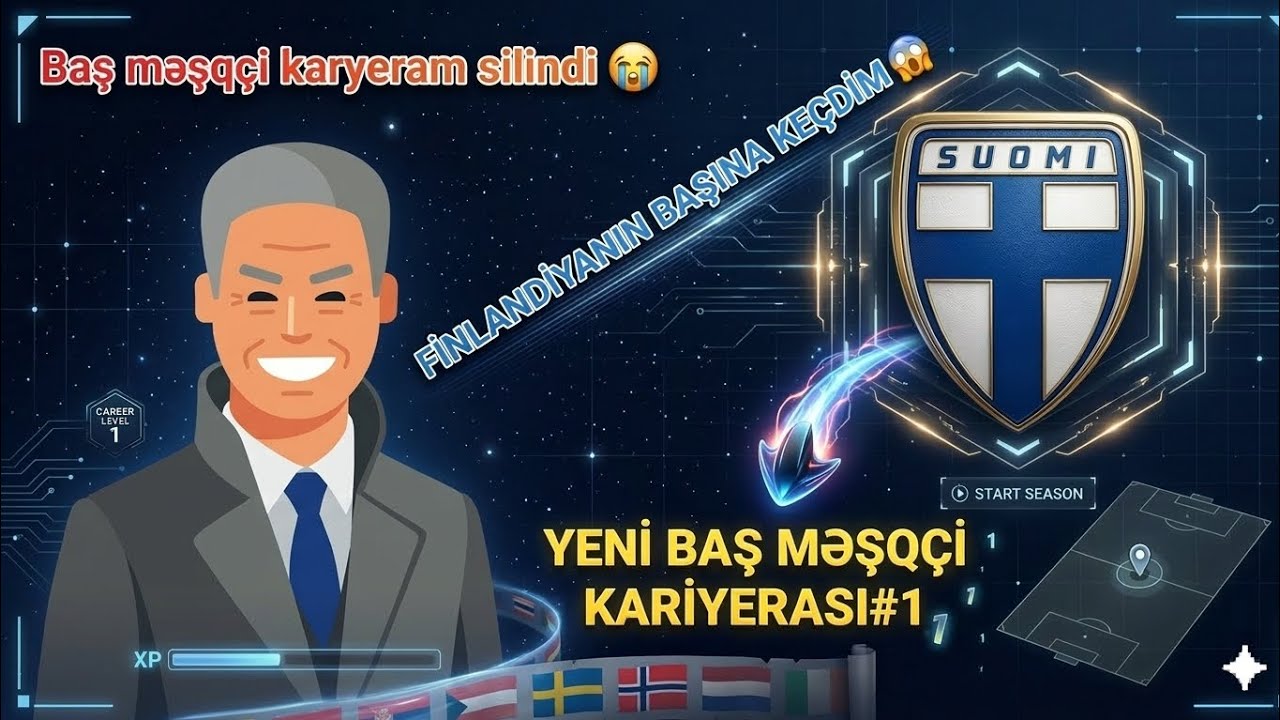 Yeni Baş Məşqçi Karyerası Başladı! | Finlandiya ilə İlk Addım | WSC Career #1