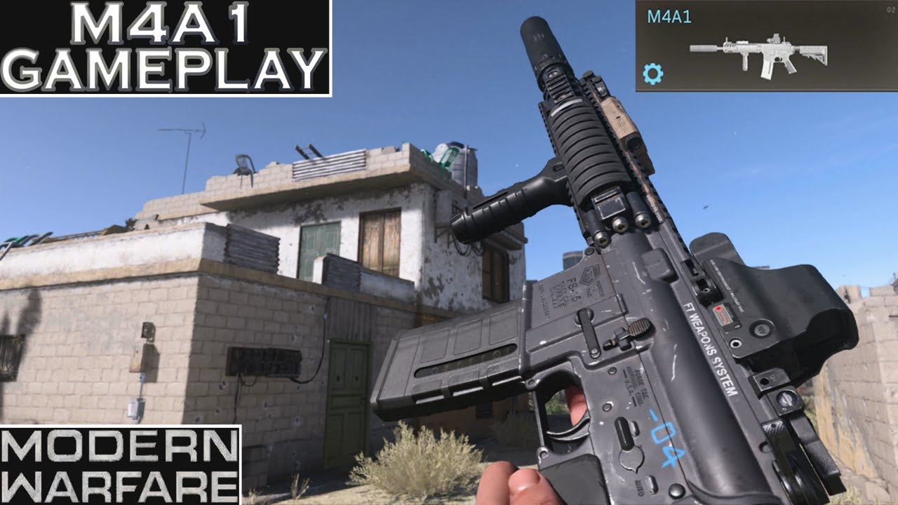 Modern Warfare M4A1 Gameplay