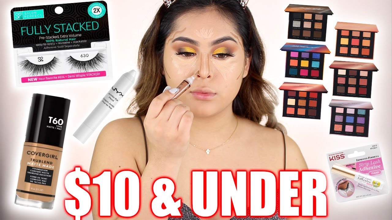 FULL FACE NOTHING OVER $10 Affordable Makeup Tutorial!