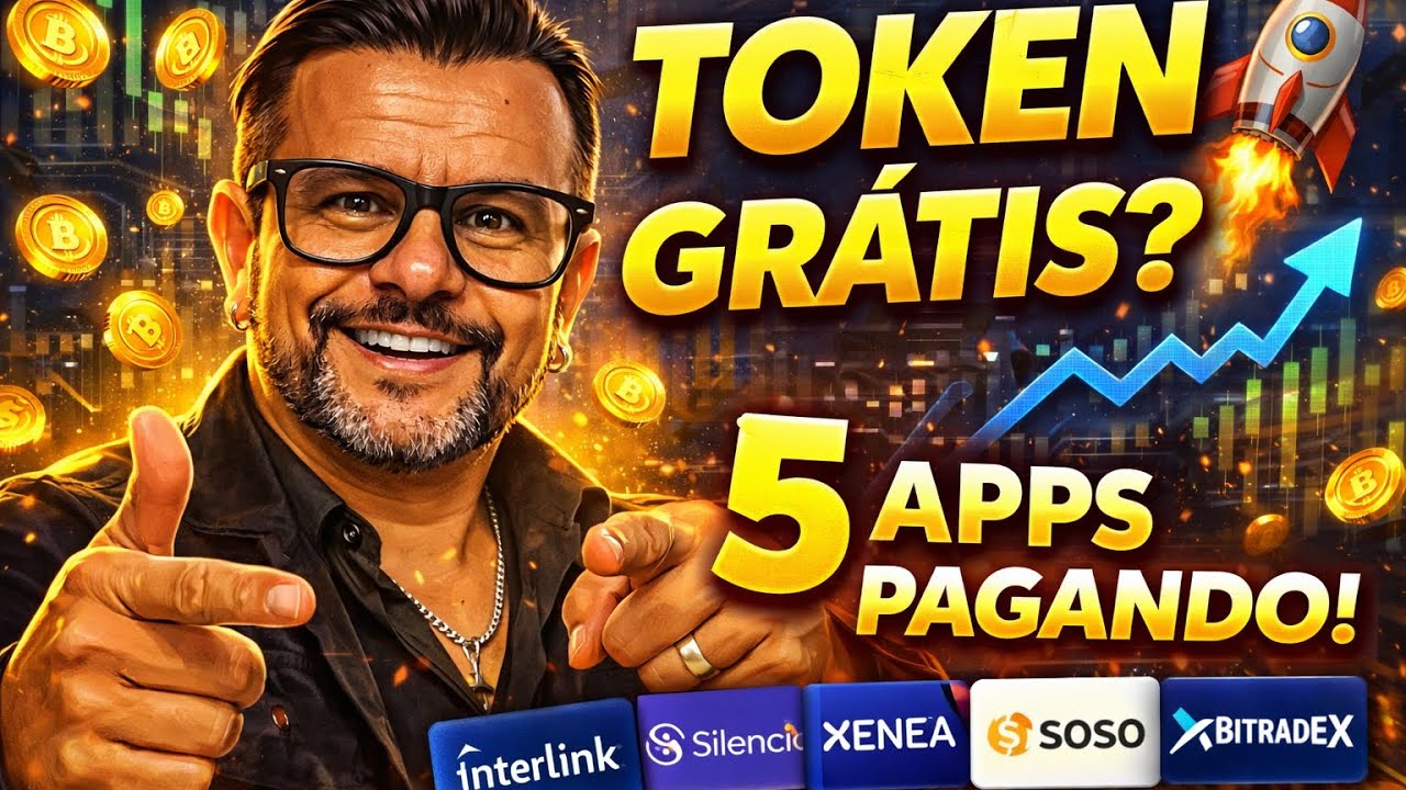 5 Apps de Airdrop Que Podem Pagar Muito em 2026 💰 (Interlink, Silencio, XENEA, SOSO + BitradeX)
