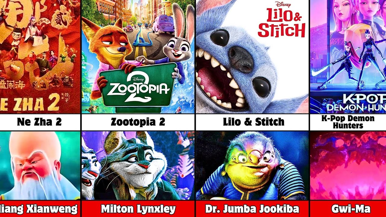 Все злодеи из анимационных фильмов 2025 года | Disney, Pixar и другие
