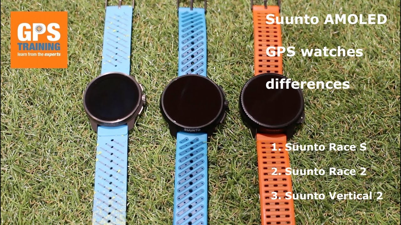 Suunto AMOLED GPS watches - what are the differences?