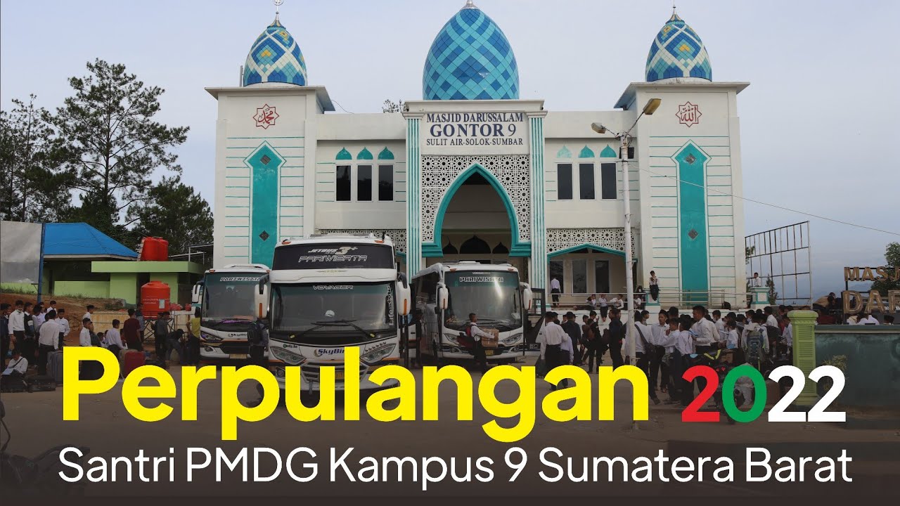 TANGIS BAHAGIA, suasana perpulangan santri Gontor Kampus 9 Sumbar