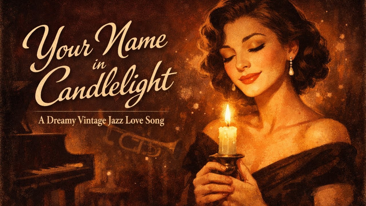 jazz music : Your Name in Candlelight – A Dreamy Vintage Jazz Love Song