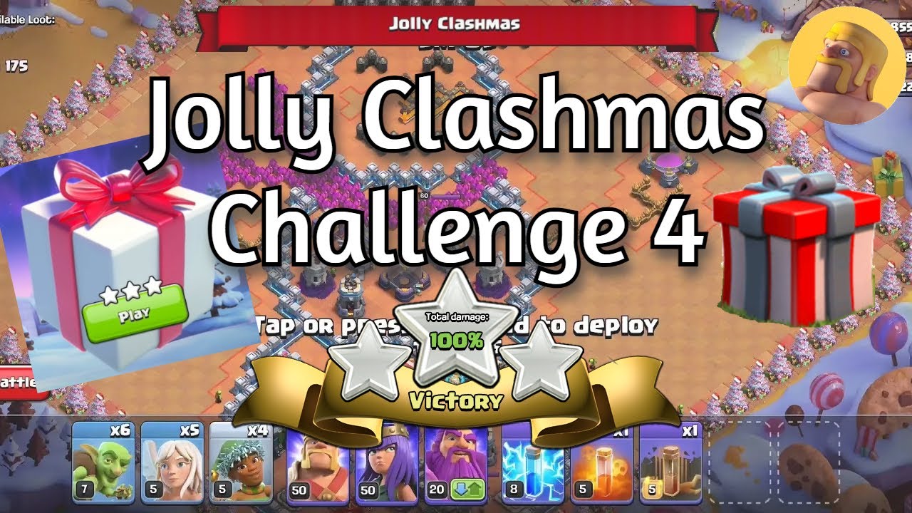 Jolly Clashmas Challenge 4 [Clash of Clans]