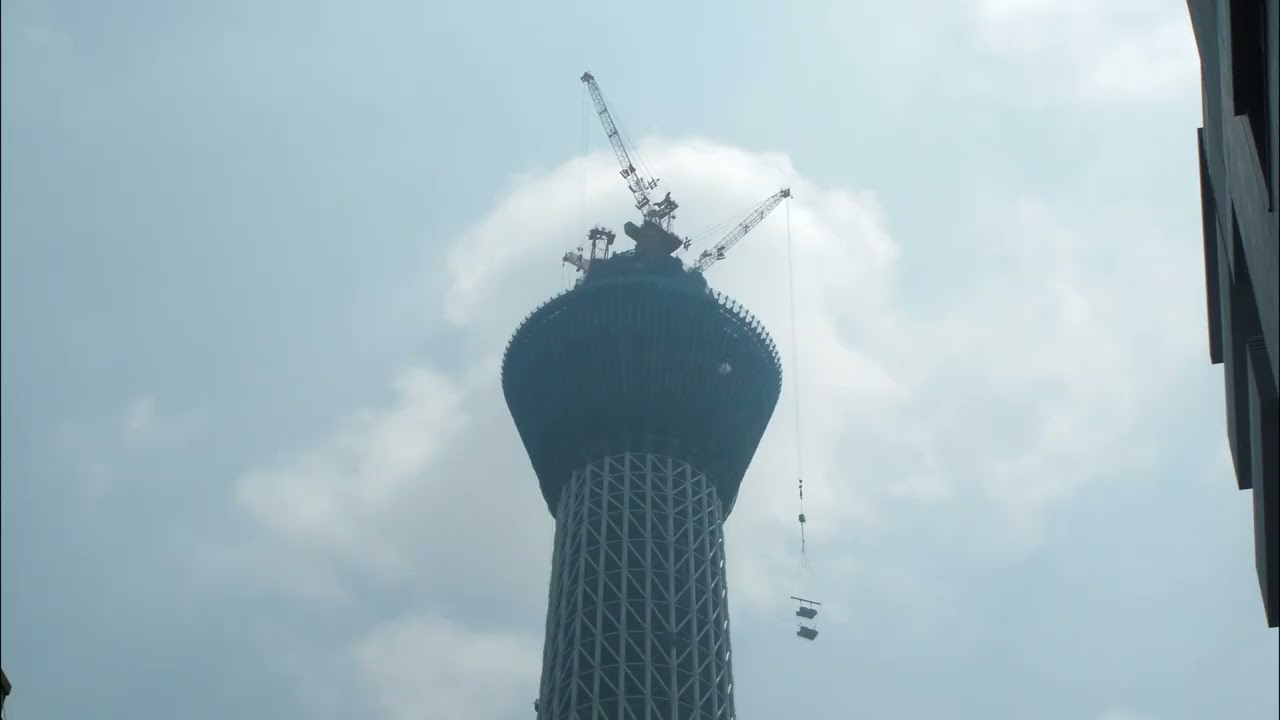 東京スカイツリー 建設中スライドショー 6（398m①） 20100612