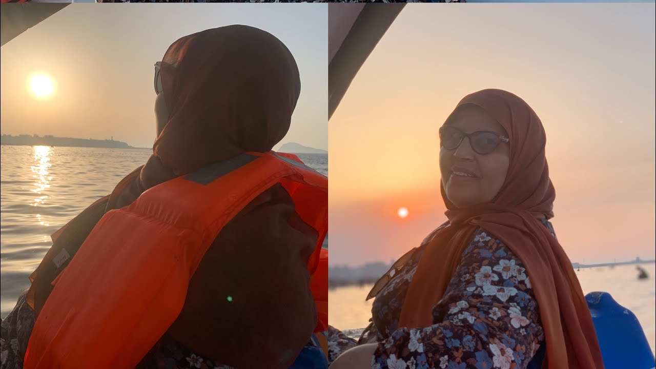 ميمتي ميمتي اجيو تشوفو اش وقعلي الداخل في البحر 😱🏖🤭