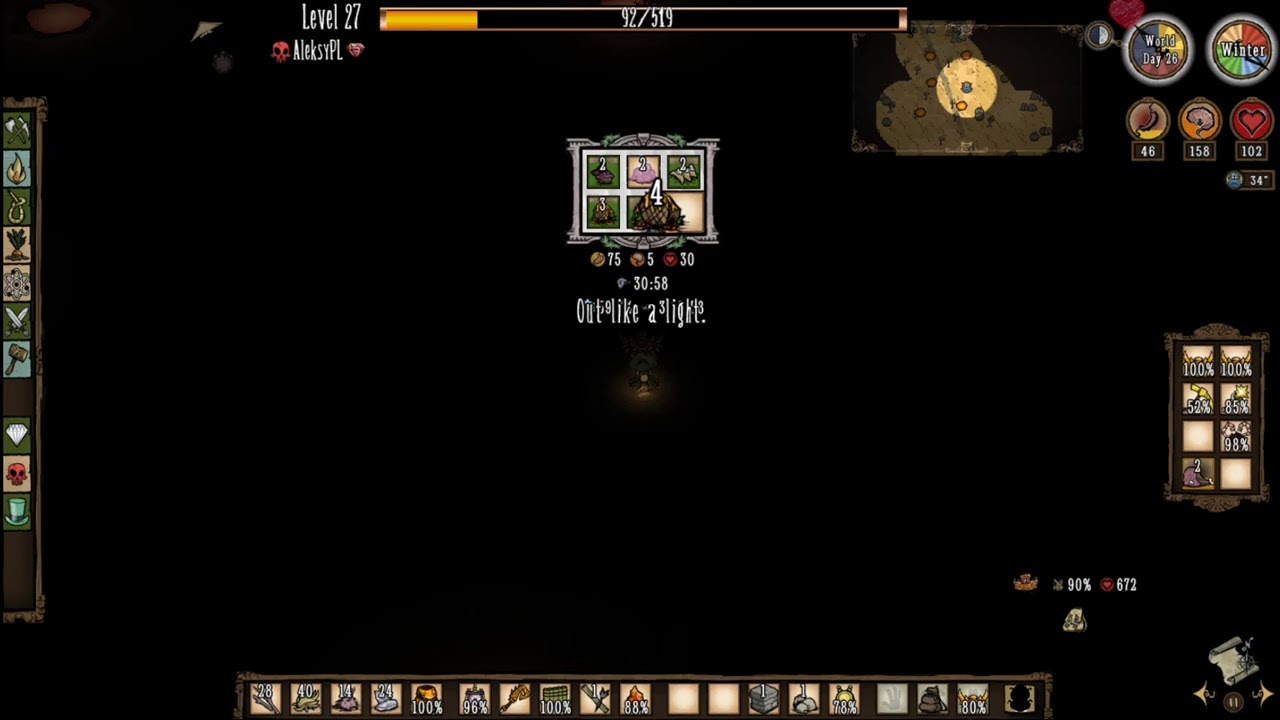 Don't starve Przetrwanie z Krababcią! a potem może coś innego ;d LIVE!