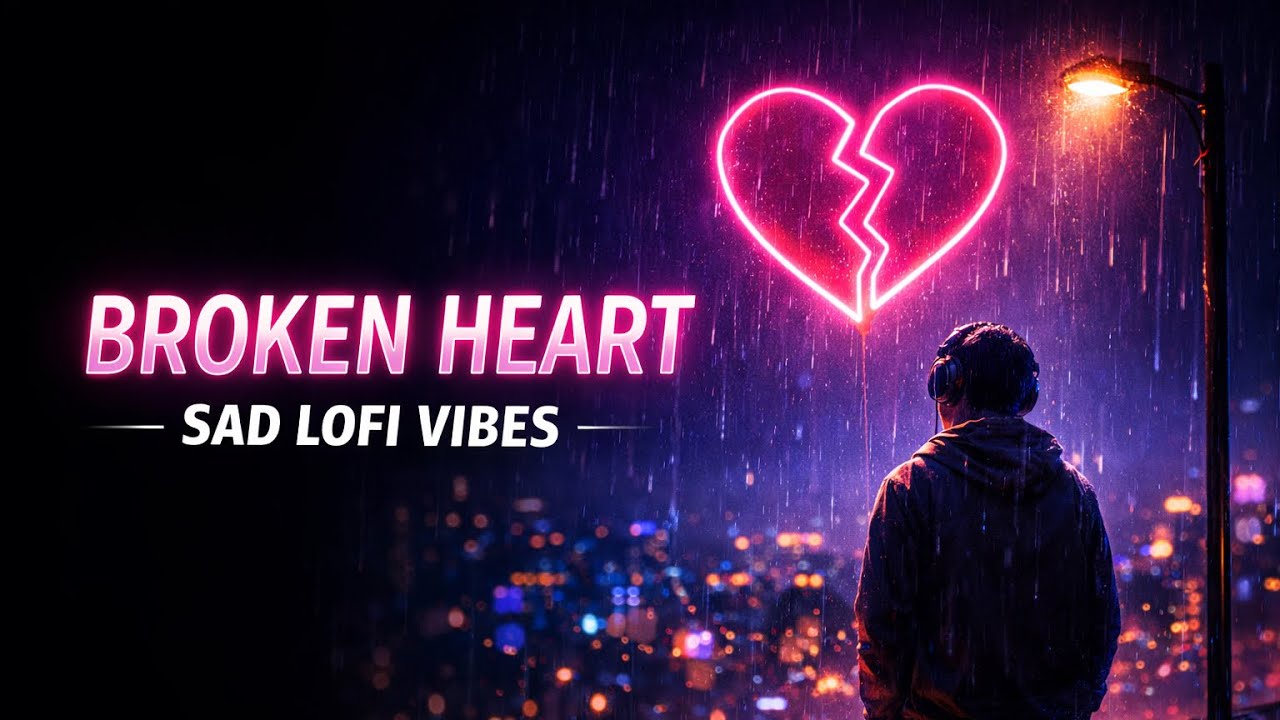 Broken Heart Lofi 🌙 | Sad Hindi Chill Song | Slow Reverb Relax Music”