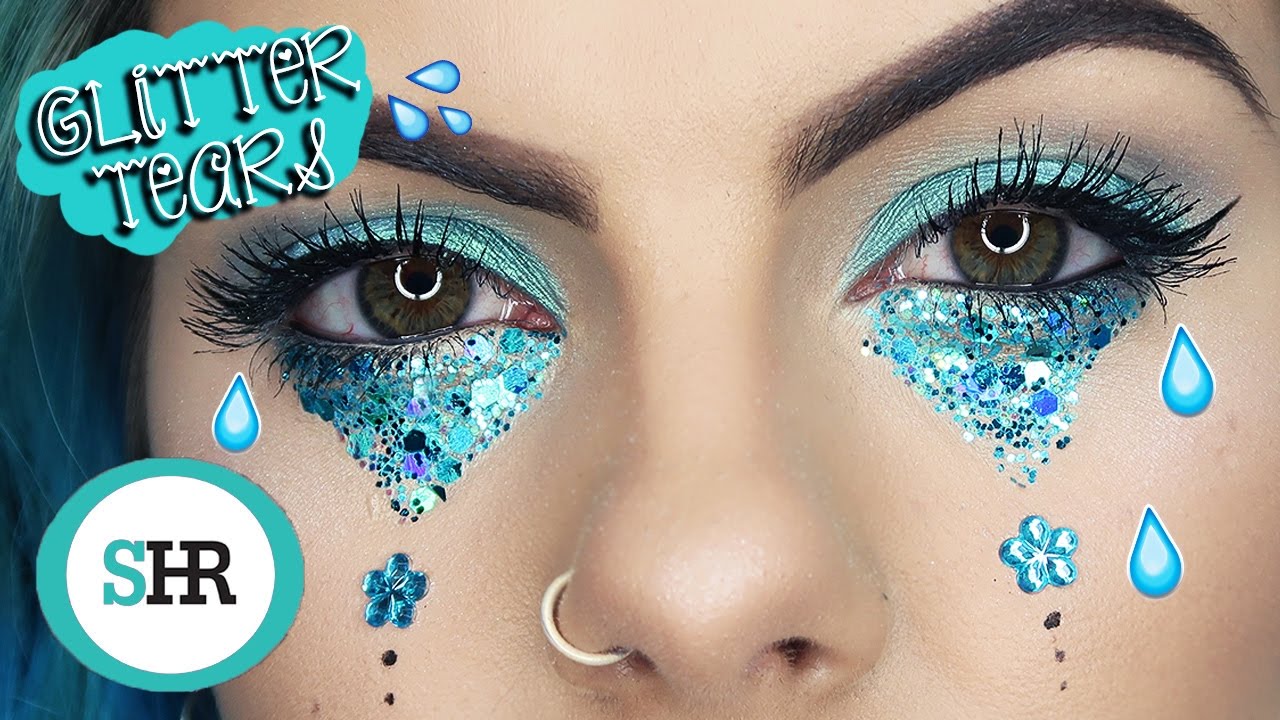 How To: GLITTER TEARS FESTIVAL MAKEUP!