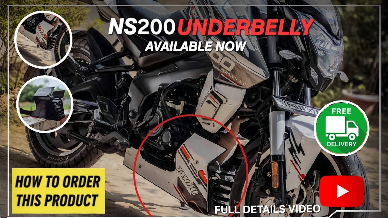 NS200 Custom Underbelly Cowl Installation & Pric😯 || Best Budget Modification 🚀 || Rc390 underbelly
