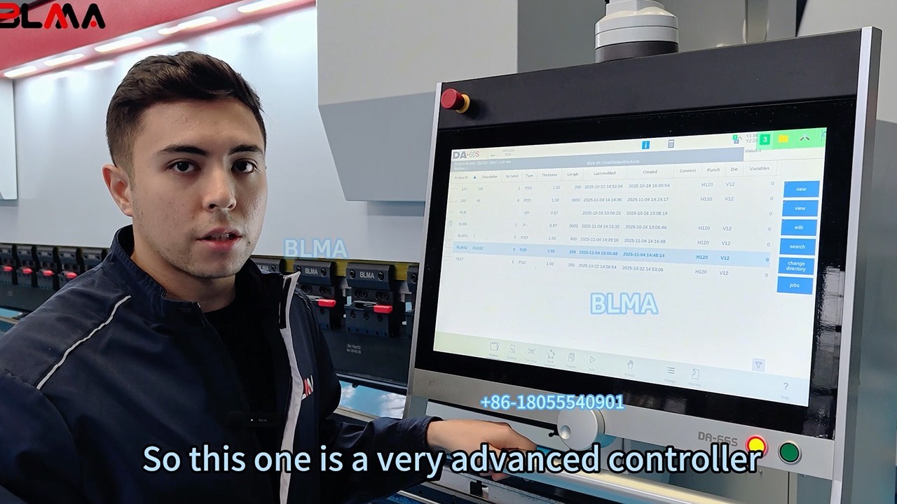BLMA-DA66S CNC Press Brake Controller | Operation Guide for Precision Bending