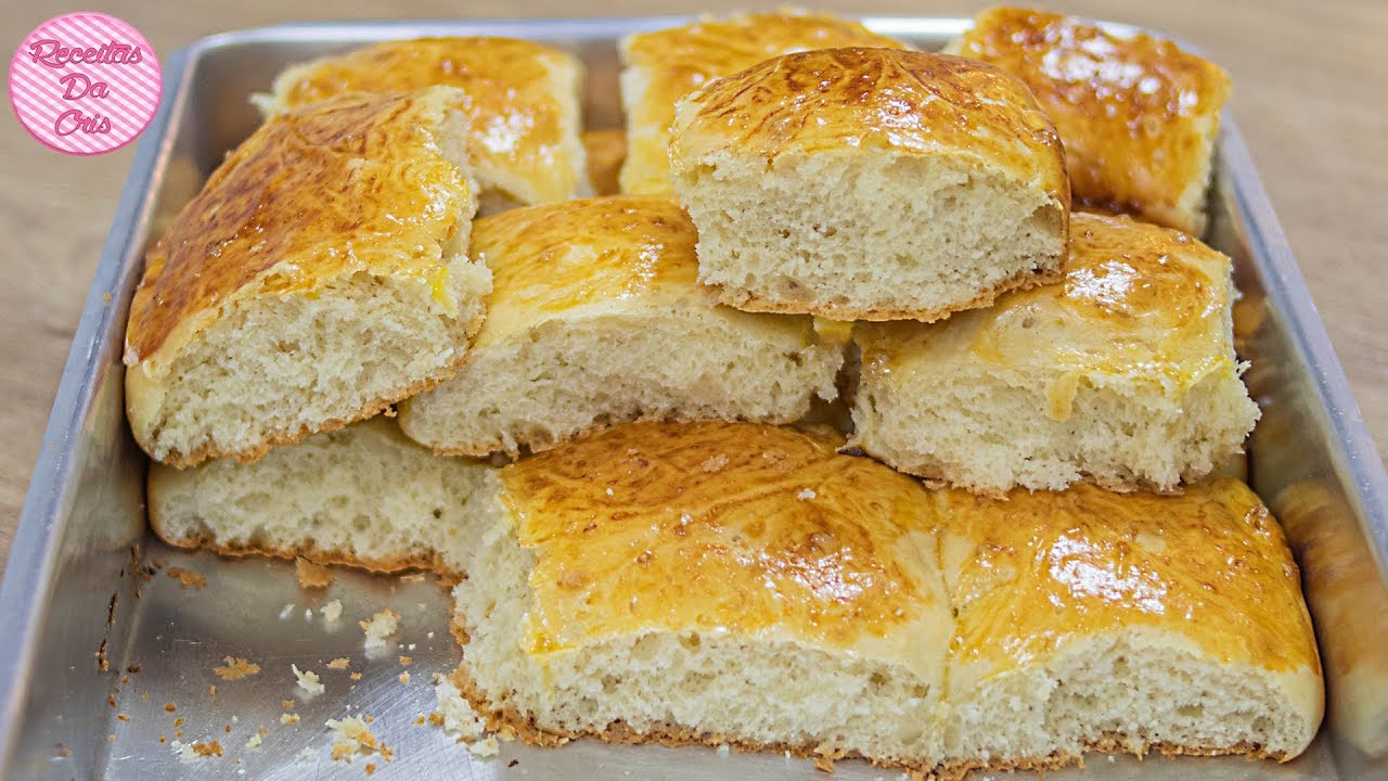 PÃO FOFINHO PINGADO DE COLHER | SEM SOVAR SEM ENROLAR | RECEITAS DA CRIS