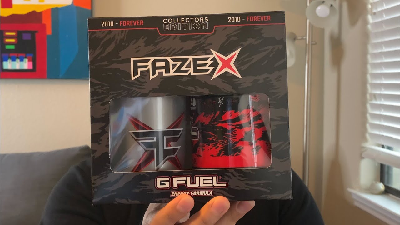 G FUEL FaZe X Collectors Box Unboxing, Review, And Taste Test! Is It Good!?
