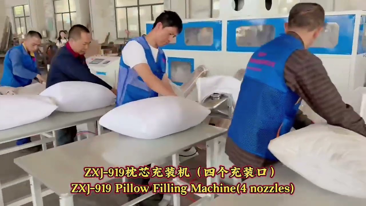 Automatic pillow filling machine polyester fiber mixing machine for stuffing pillow ZXJ-919
