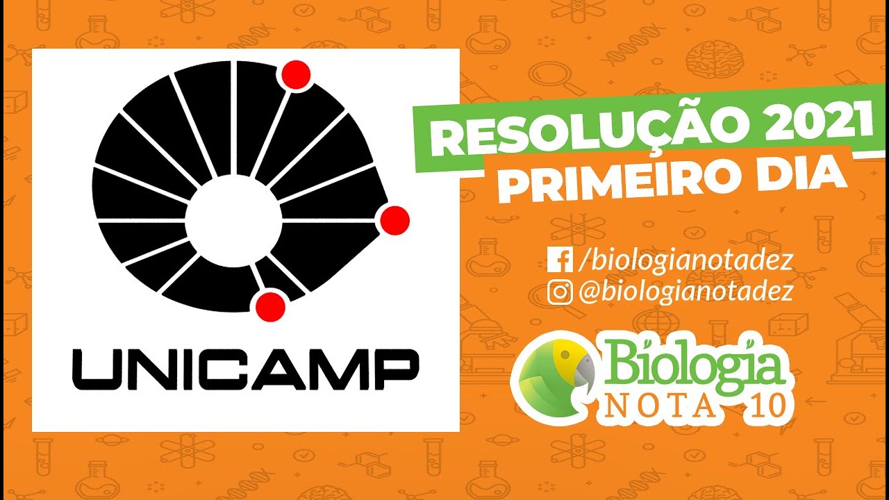 Resolução UNICAMP 2021 - Primeiro Dia | Biologia Nota 10