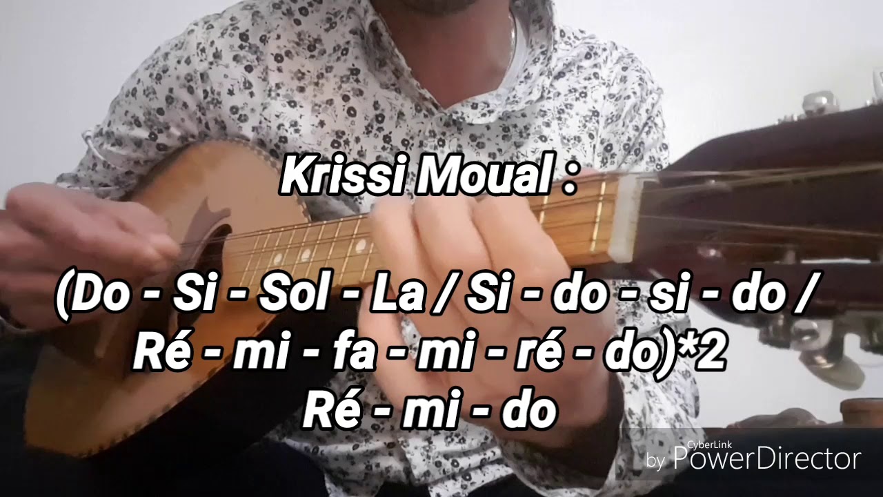 Cours De Mandoline Andalou N°2 ( كريسي موال + رمل الماية)