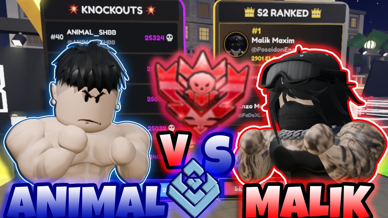Boxing Beta Roblox ANIMAL_SHBB VS MALIK MAXIM THE REAL MASTER
