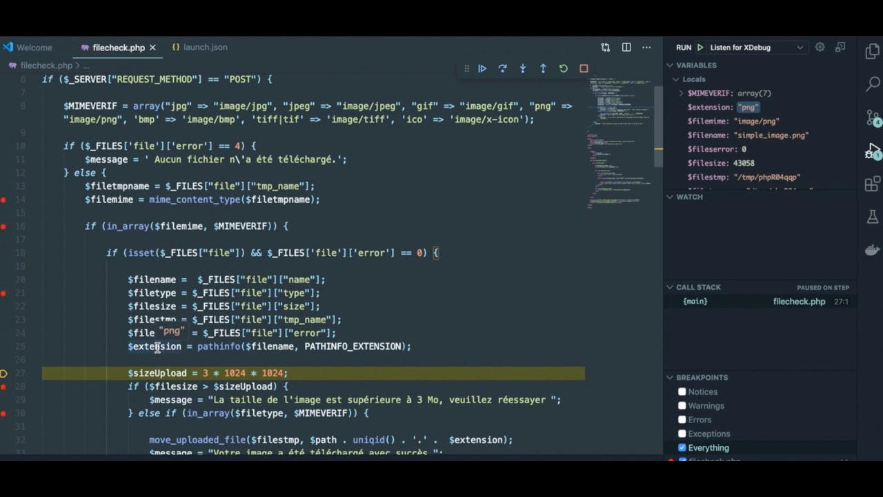 PHP File Upload Bypass-Source Code review and Debugging