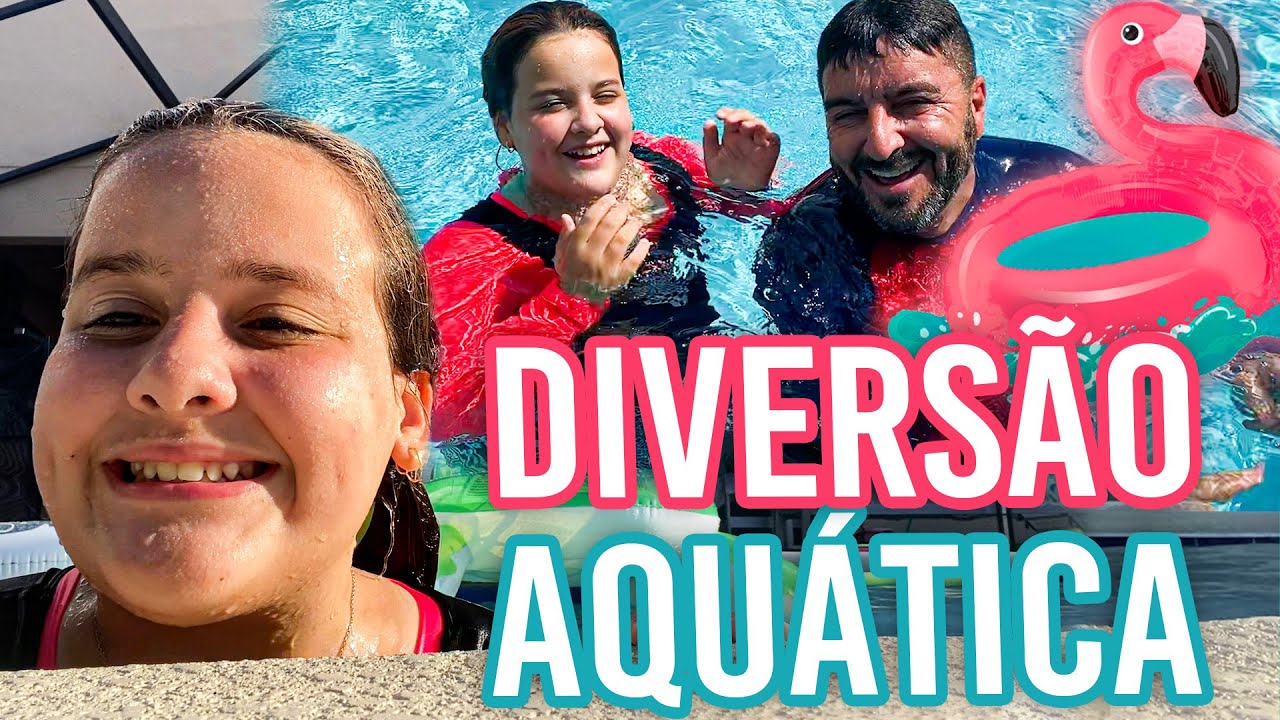PASSEI O DIA INTEIRO NA PISCINA COM MEU PAI