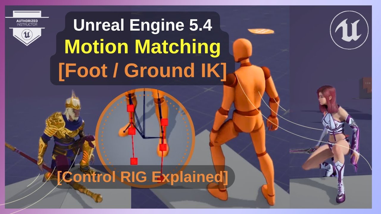 Unreal Engine 5.4: Соответствие движения IK стопы/IK земли | Реализация системы управления | Объя...