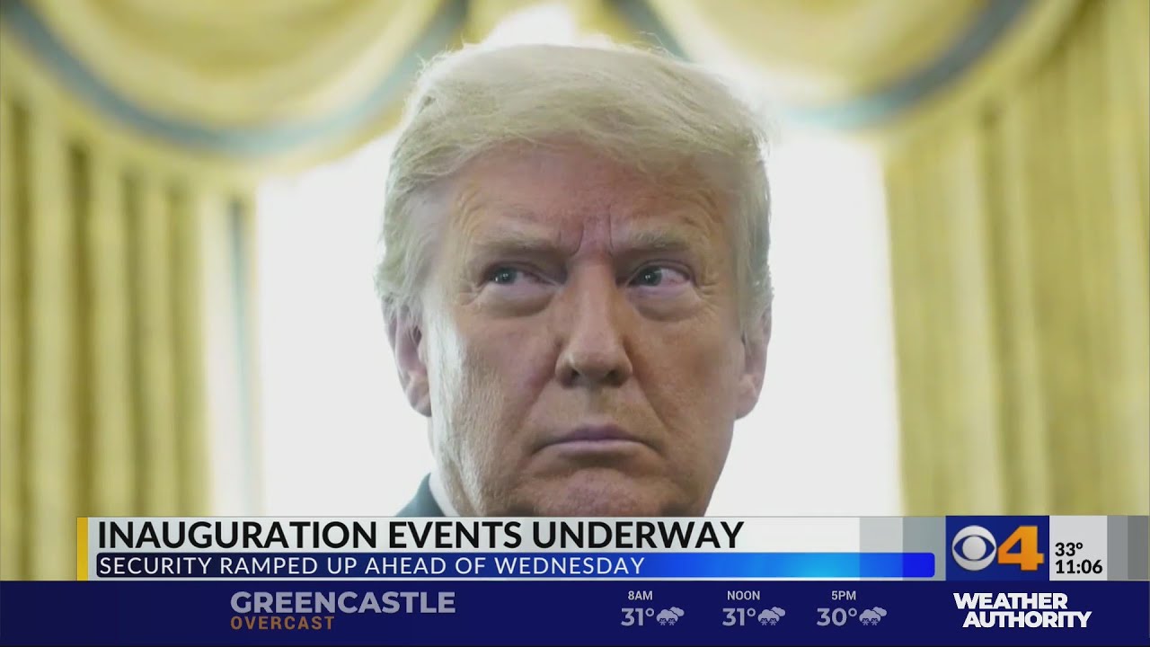 Inauguration events underway