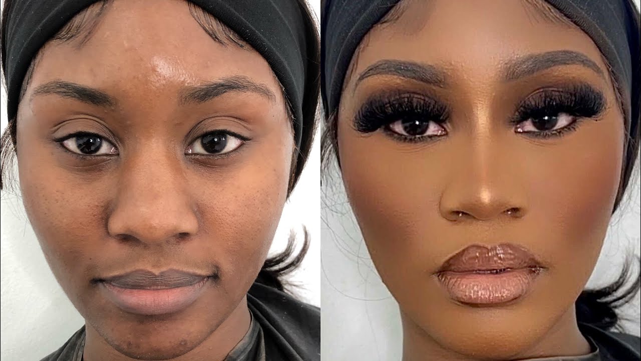 Smokey brown Celebrity glam X NEW TECHNIQUES TRUST THE PROCESS 🔥🔥🔥