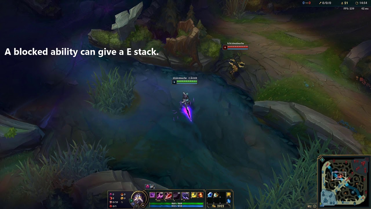 All Kassadin abilities interactions with Sivir spellshield / League of Legends