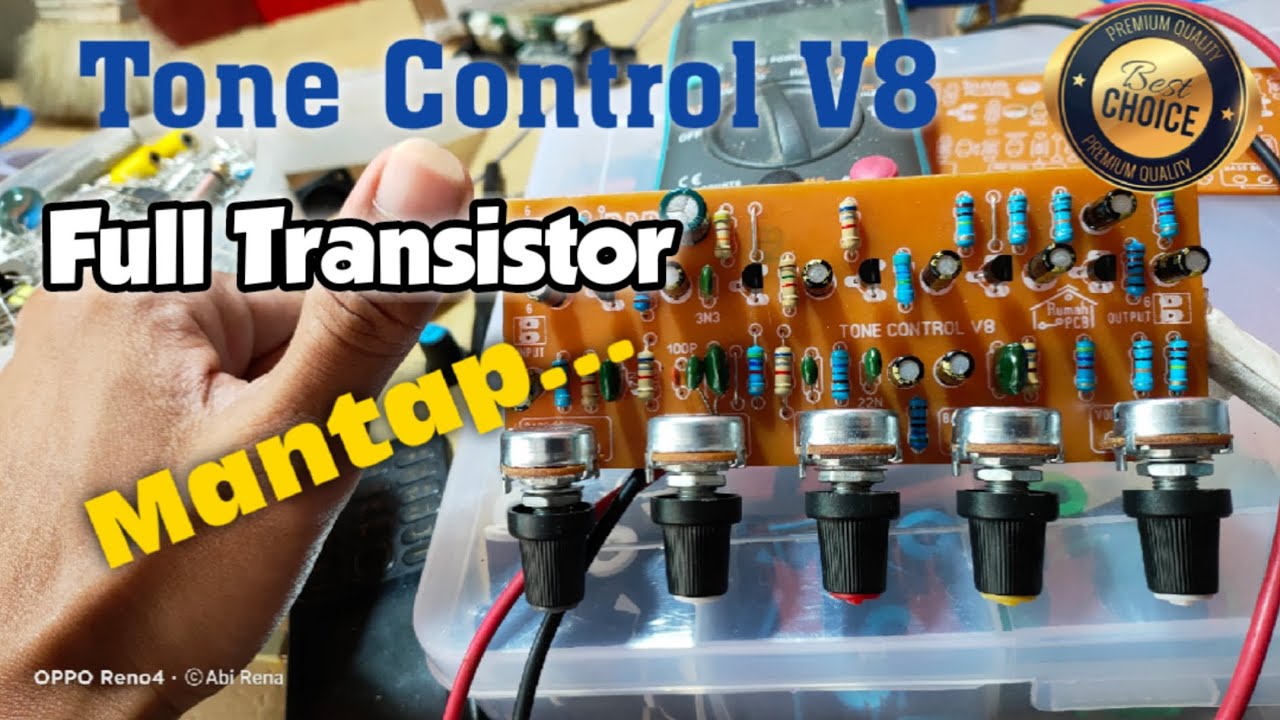 Tone Control V8, Latest and Full Transistor