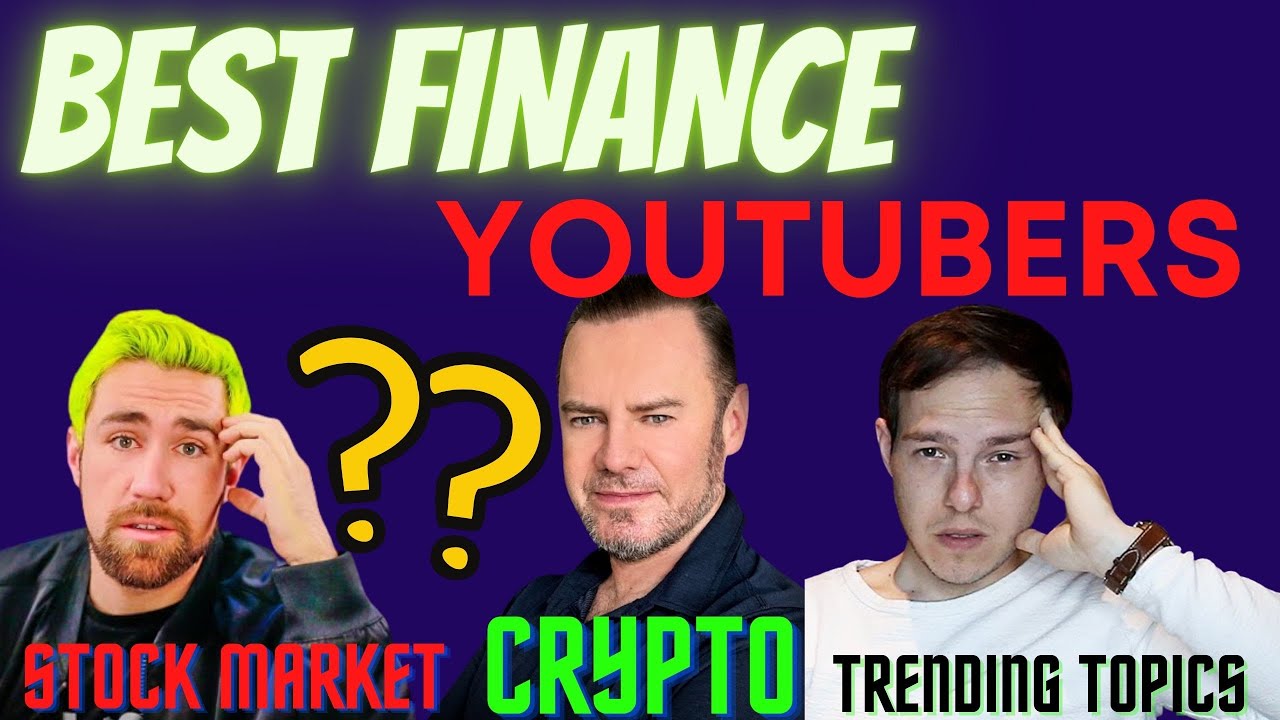 TOP 5 FINANCE YouTubers! (Best Stock Market & Crypto Channels)