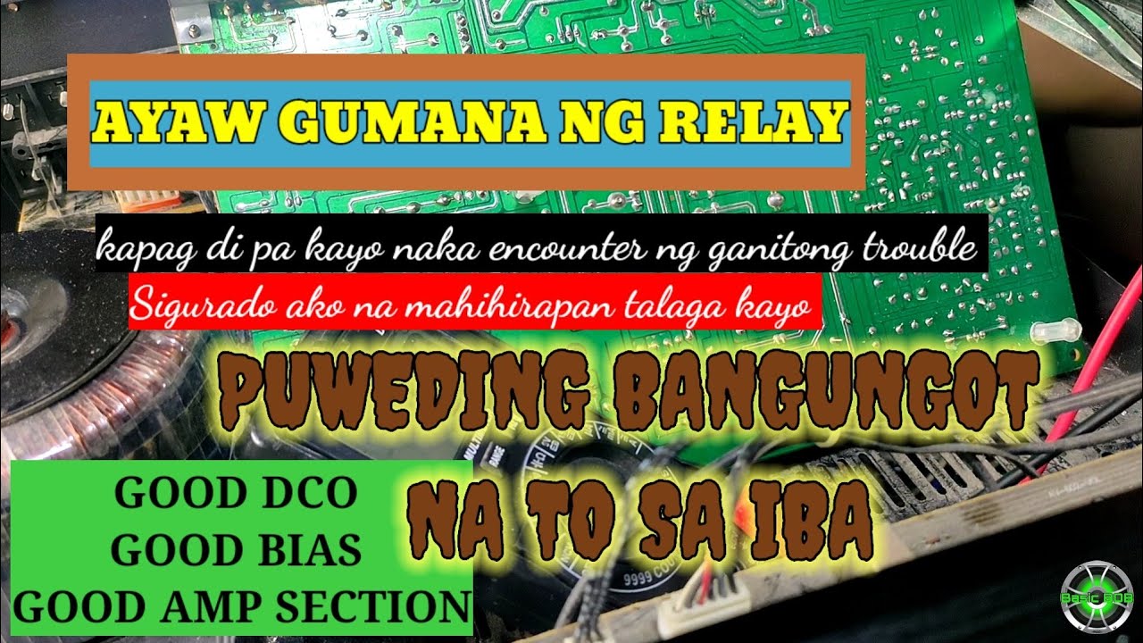 KONZERT AV-502 , AYAW GUMANA NG RELAY , PAANO AYUSIN?